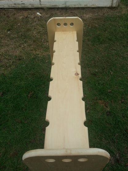 FREE SHIPPING! Wooden Rod Rack, Choose from 12, 18, 24 or Heavy Duty 12 Slots, GREAT FOR BILLIARD CUE STICKS ALSO. FREE SHIPPING QUALIFIED !!